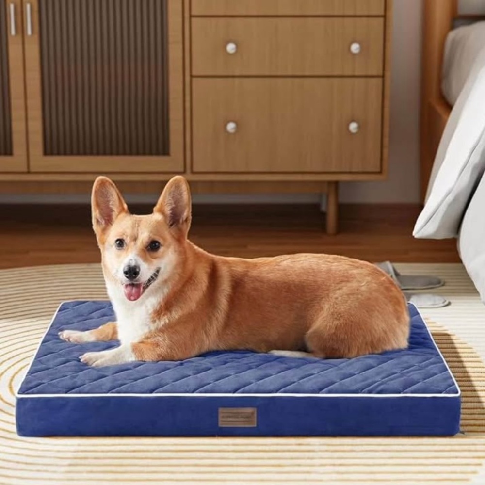 NEW SunStyle Home Orthopedic Dog Beds for Small Dogs with Egg Crate Foam Support